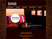 Tablet Screenshot of barmuda.no